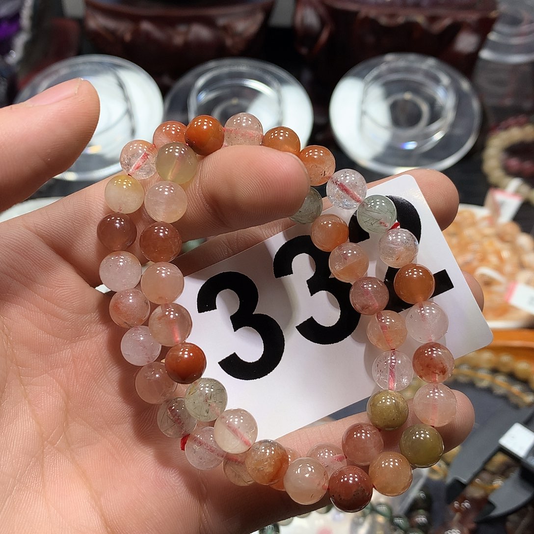 水晶手链未镶嵌多样性发一