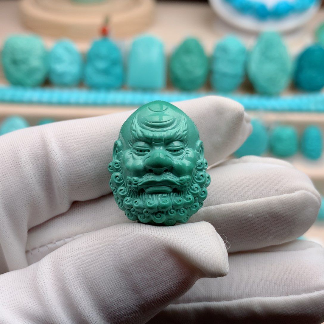 绿松石珠宝奇石未镶嵌