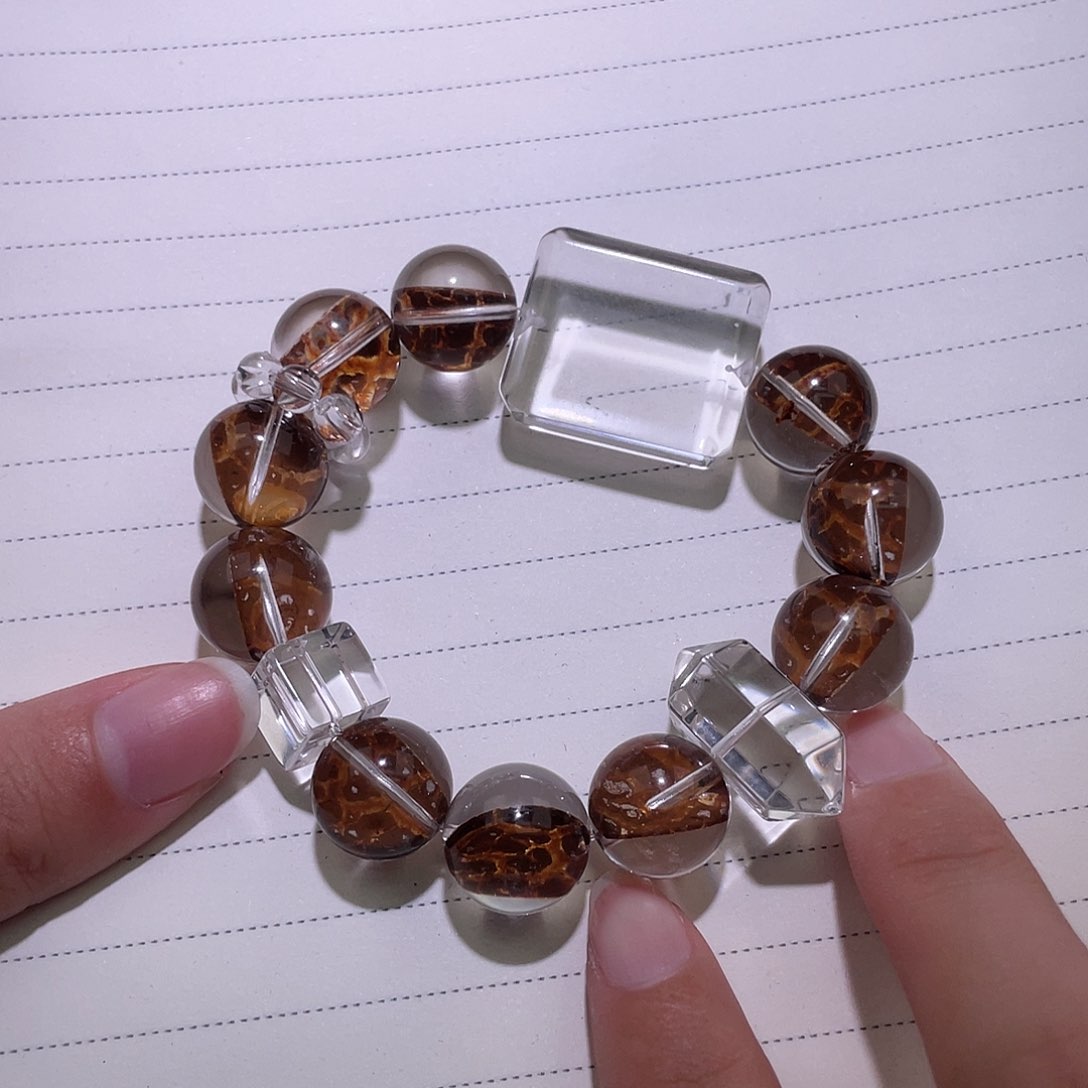 水晶手链未镶嵌一**海水晶