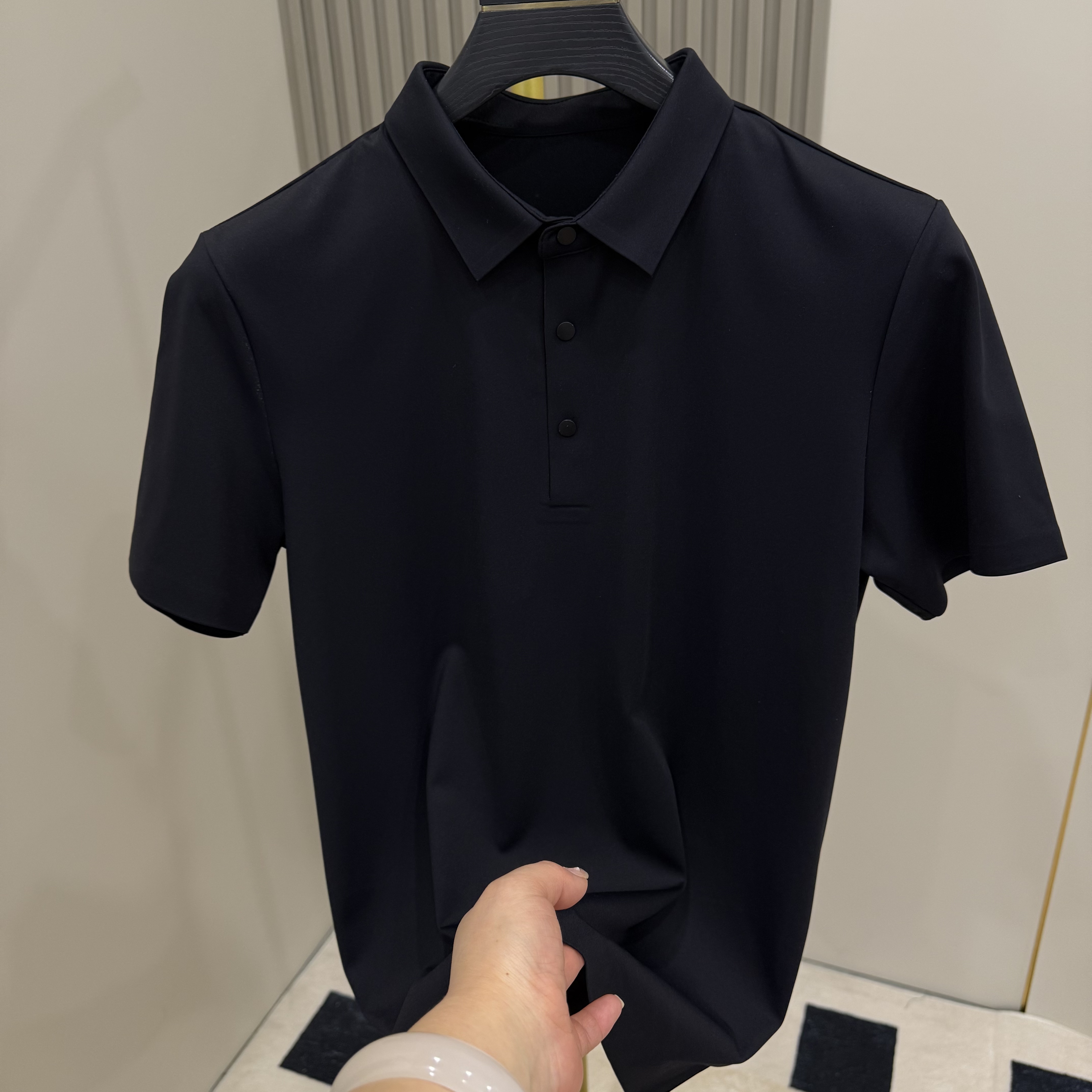 春夏新款男士户外休闲短袖商务POLO衫