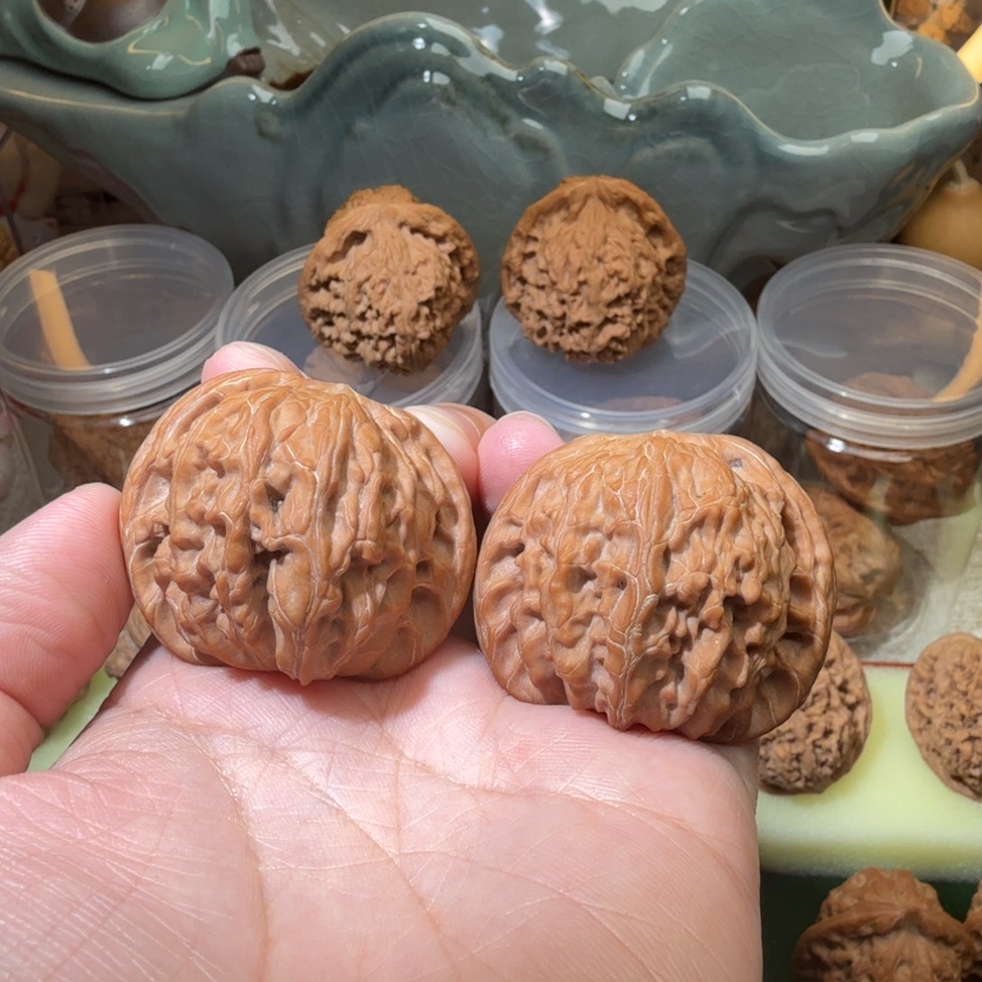 核桃文玩核桃吊坠磨盘42