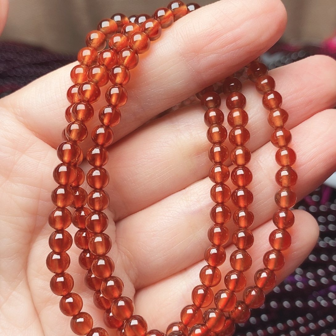 石榴石手链未镶嵌卡4.6