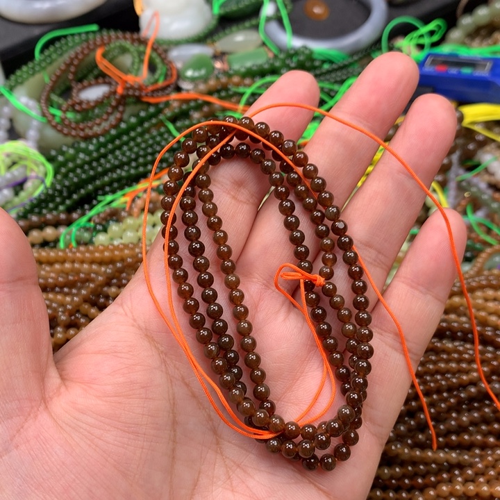 和田玉未镶嵌手链9