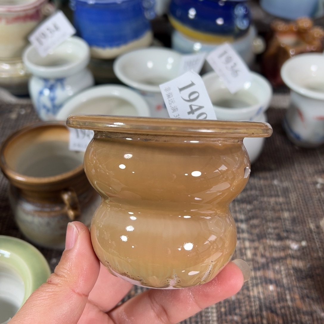 红陶景德镇手工花盆