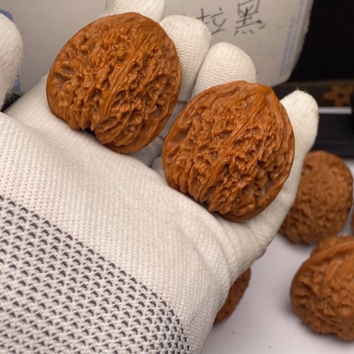 把件文玩核桃高炮南疆石39打过底