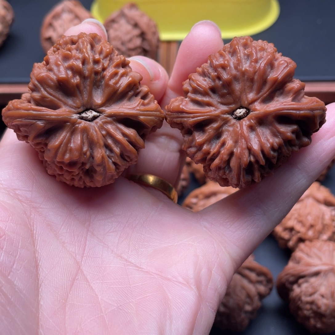 羽***寒文玩核桃把件南疆石43