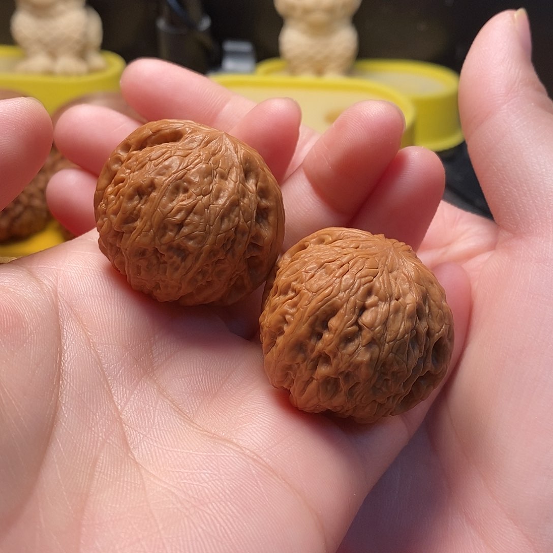 文玩核桃把件铁锤全品头货