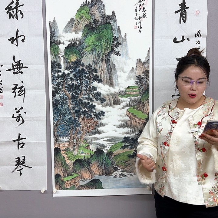 国画中美老师国画作品