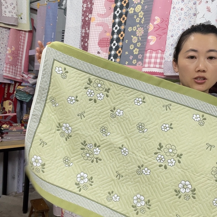 棉特价草绿色微微乡野