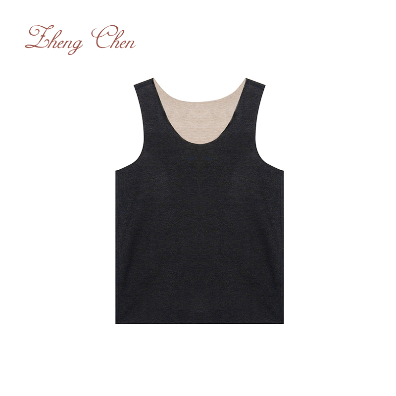 福利款莫代尔（含少量羊毛桑蚕丝）弹力舒适背心  P-T96396