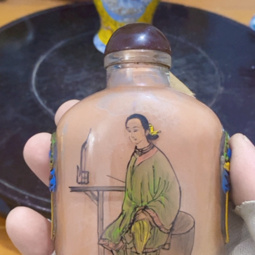 【闪购商品】漂亮陶瓷艺术手绘手工艺品