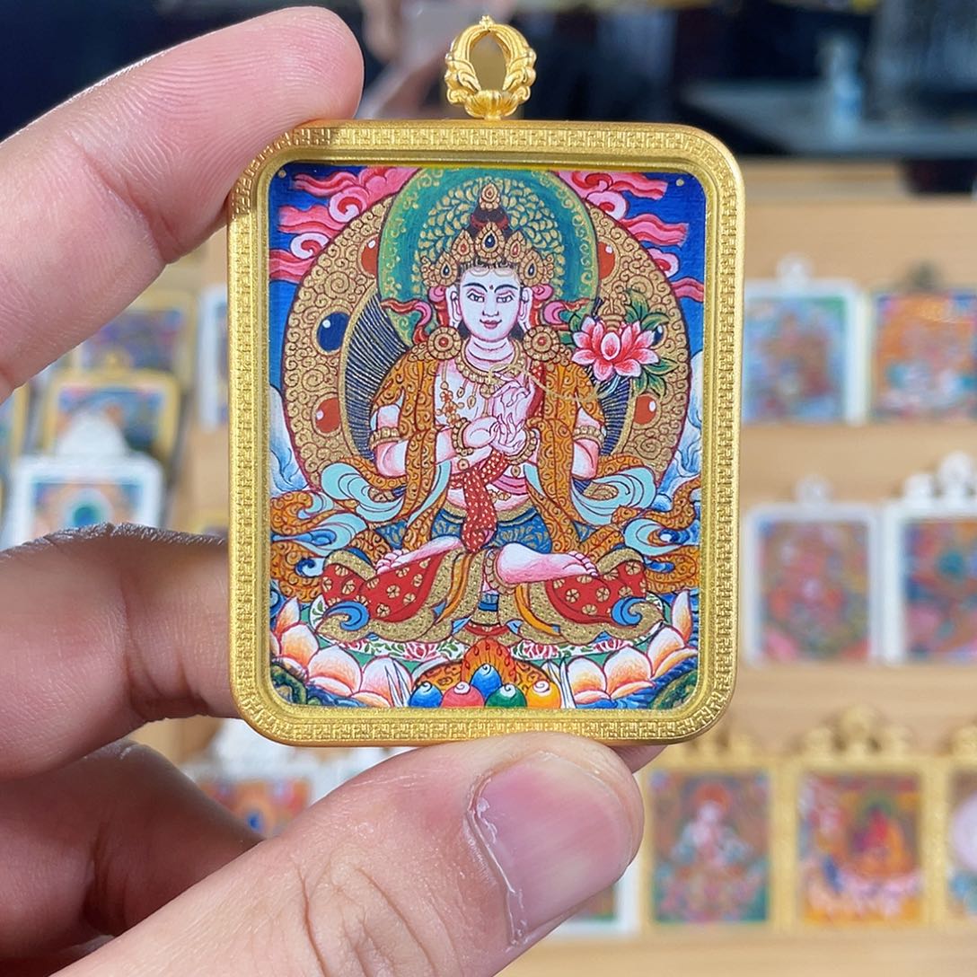 吊坠拉毛老师作品—大势至