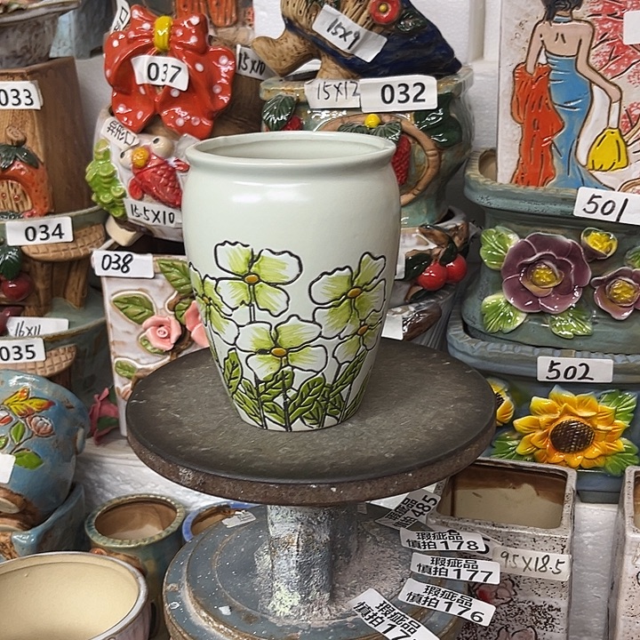 粗陶材质多肉花盆