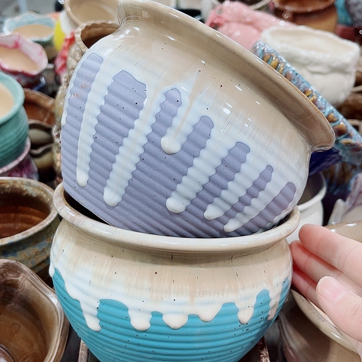 多肉陶瓷花盆满10元包邮