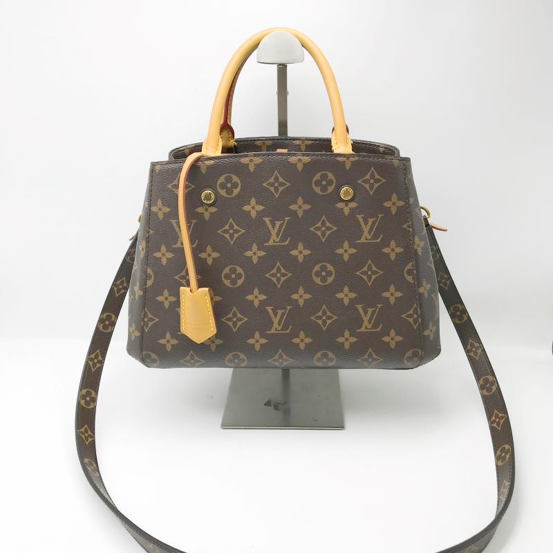95新 LouisVuitton/路易威登 洋诚二手 LV老花蒙田bb
