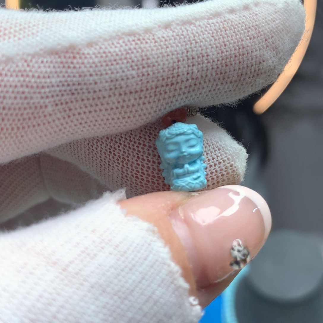 绿松石未镶嵌挂件