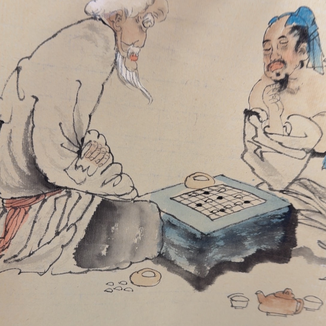 国画纯手绘山水花鸟