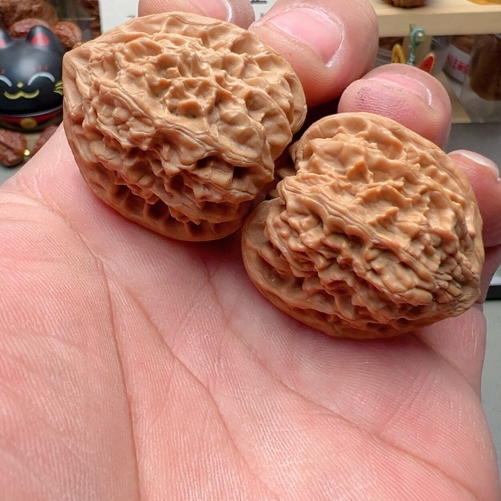 吊坠文玩核桃34尺野牛