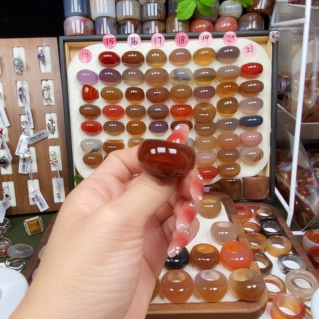 *****玛瑙/玉髓未镶嵌戒指