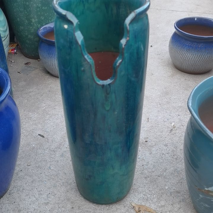 红陶口14高42瑕疵