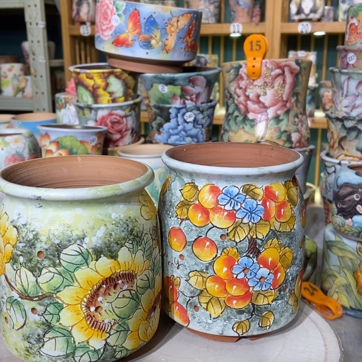 红陶景德镇艺术手绘作品