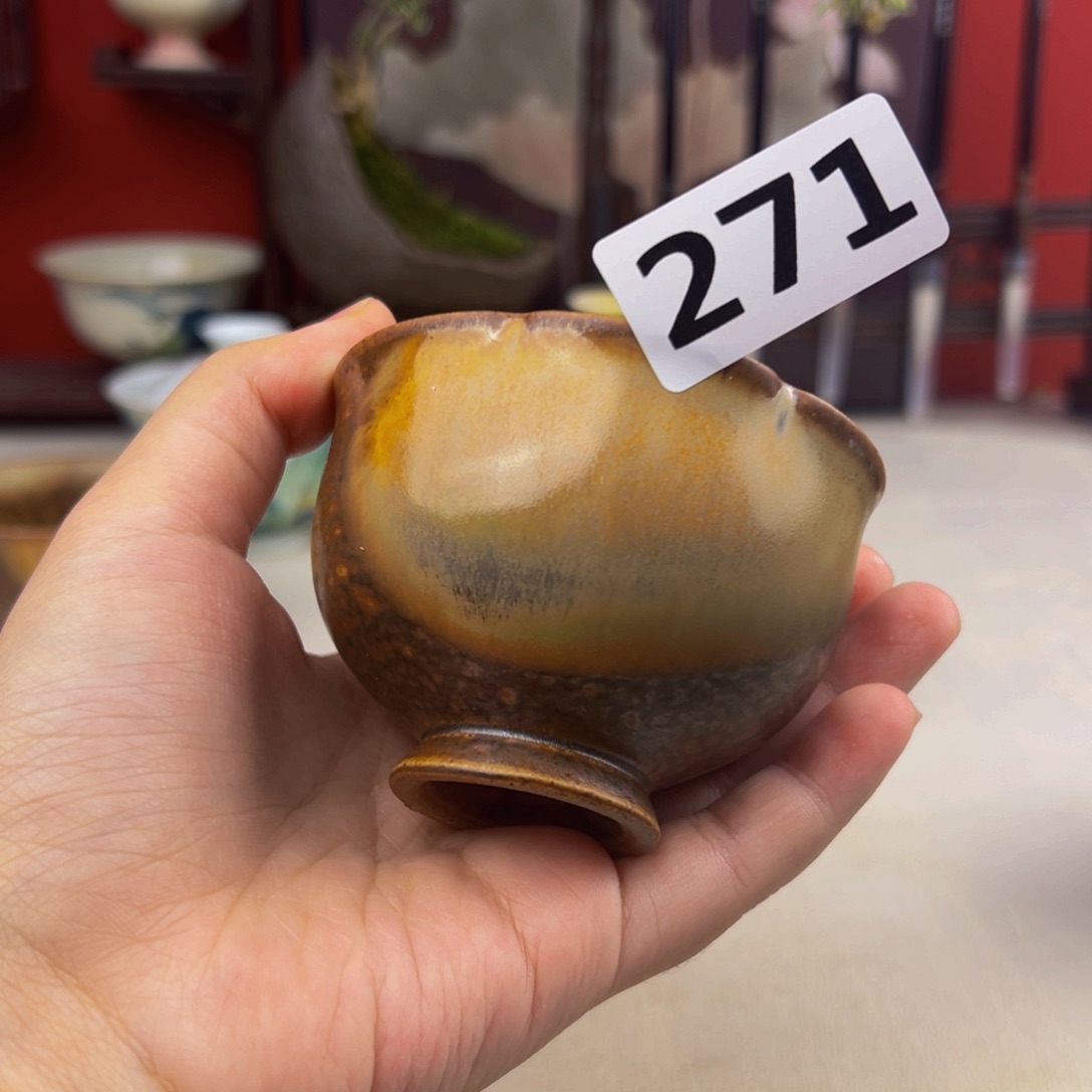 杯子纯手工柴烧主人杯