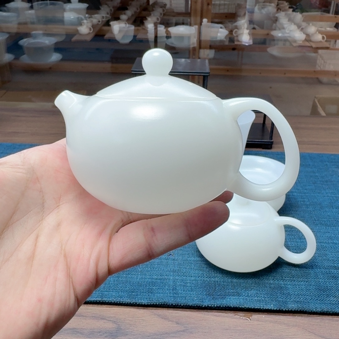 150毫升素烧薄胎璞玉瓷茶具