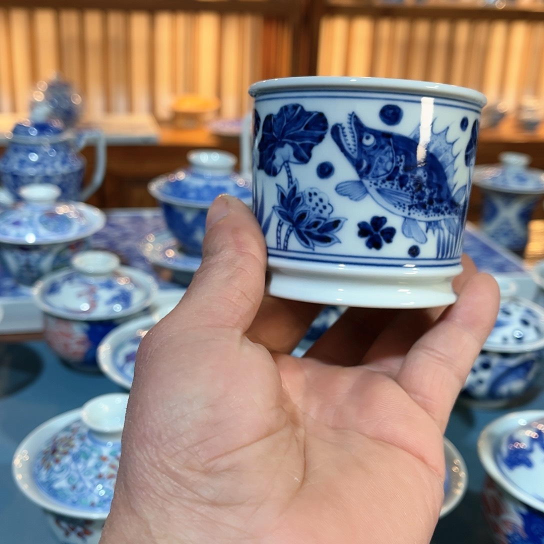 錡镇堂手工手绘杯