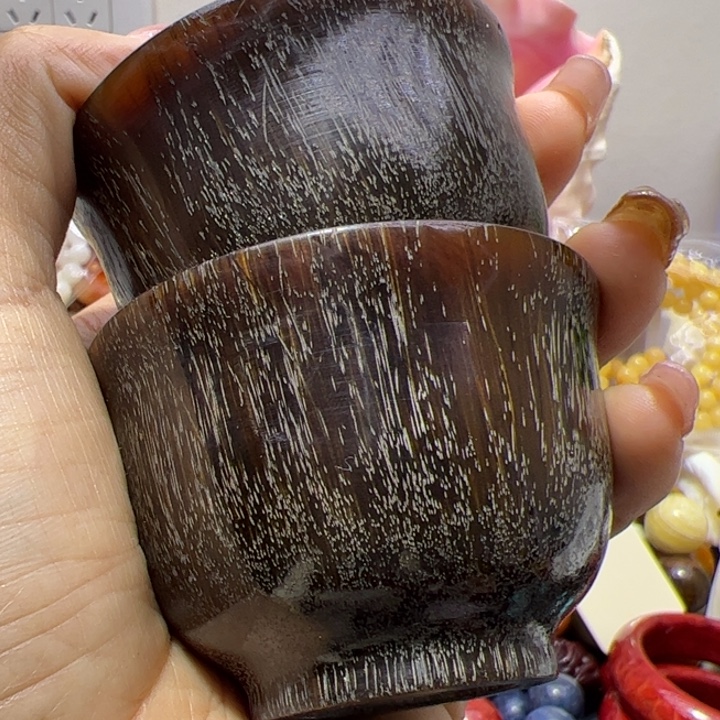 非金属木质印度黑药王碗碗