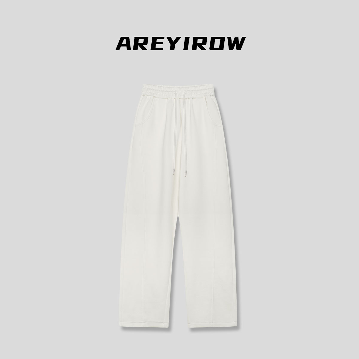 【AR专属】AR设计师款纯色休闲长裤 H06018CK241