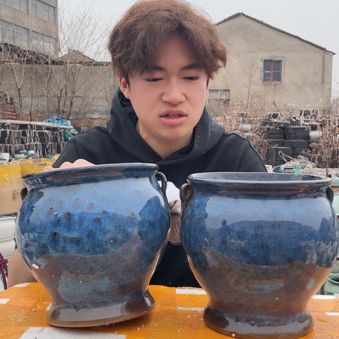 红陶宜兴紫砂花盆