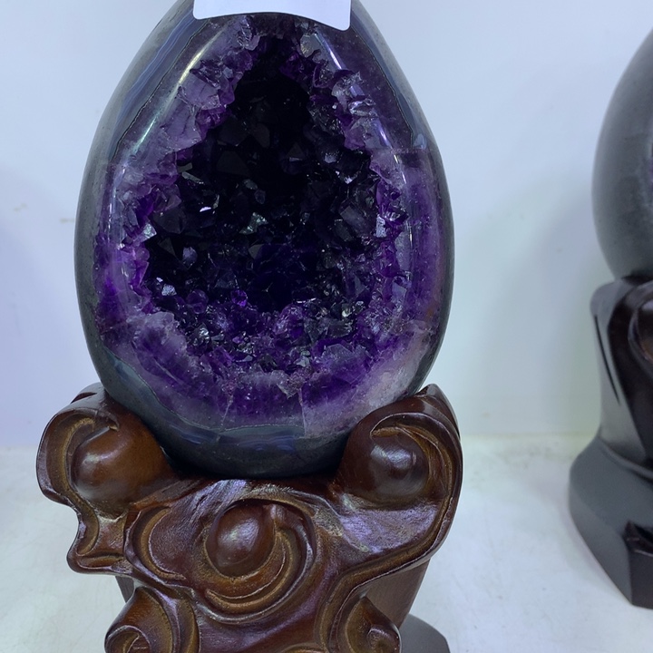 紫晶1未镶嵌005恐龙蛋