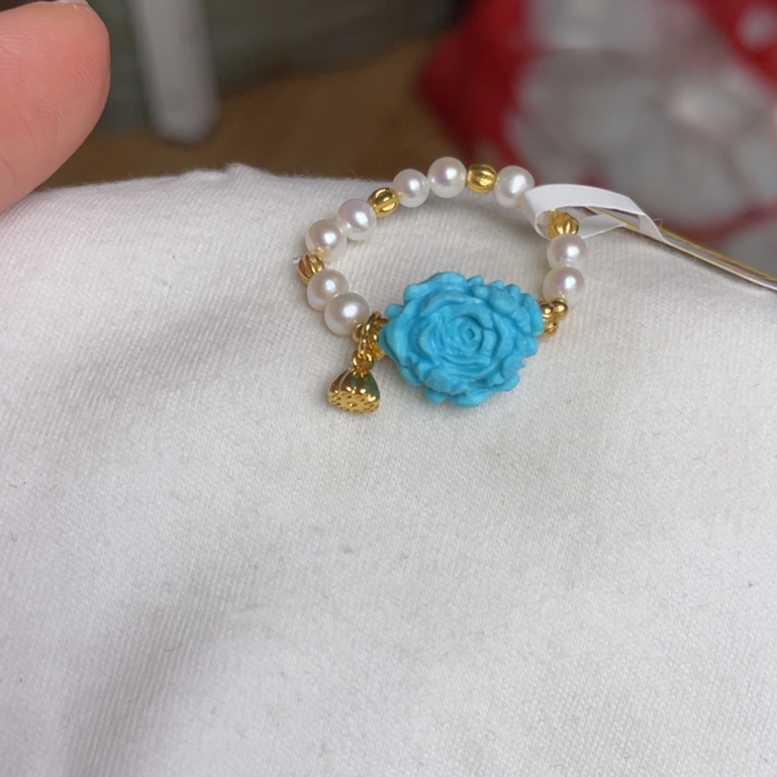 绿松石未镶嵌戒指