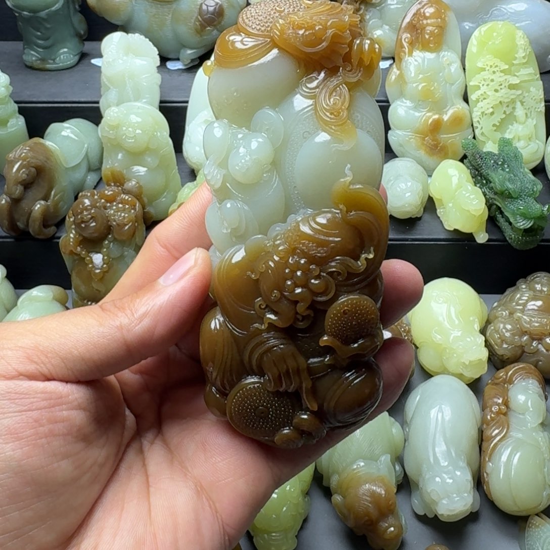 和田玉把件未镶嵌