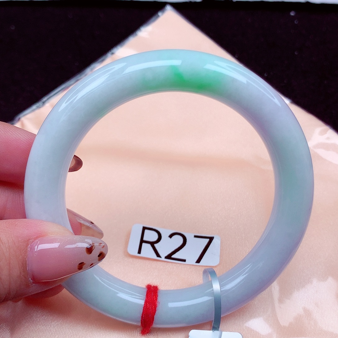 翡翠未镶嵌手镯天然缅甸翡翠A货玉手镯