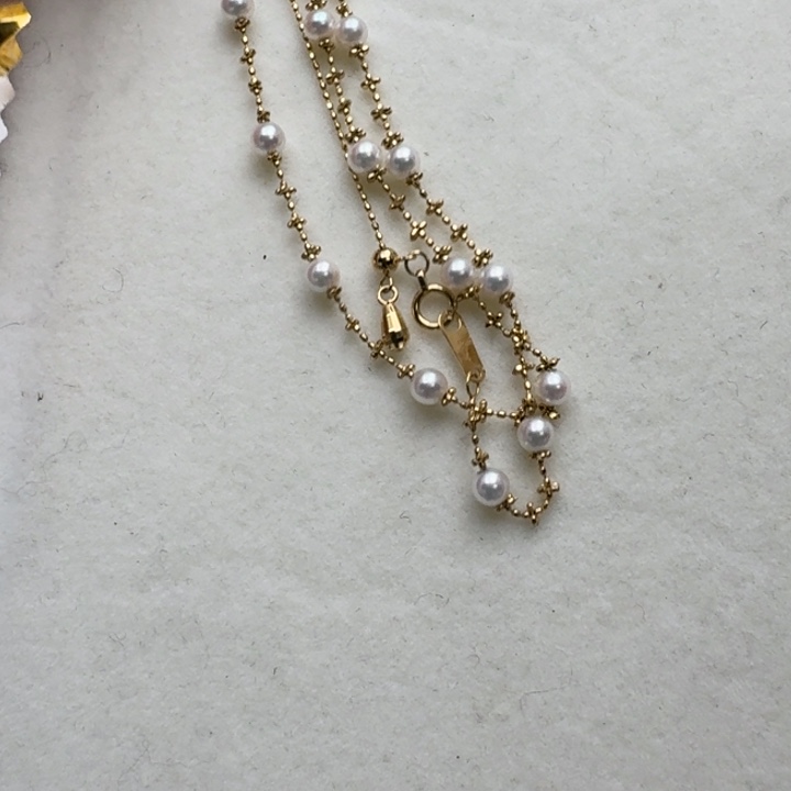 海水珍珠18K金镶嵌颈饰