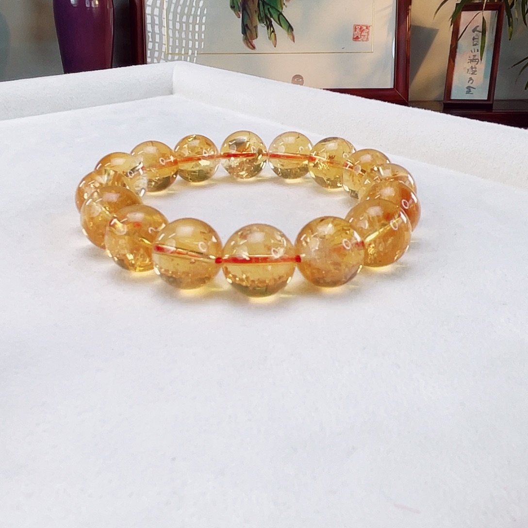 水晶手链未镶嵌水晶13.5