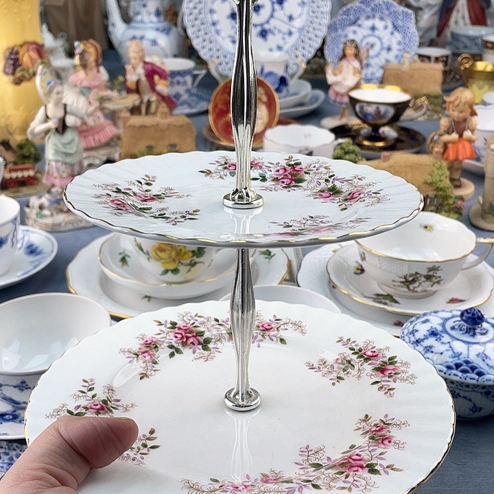 中古欧瓷瓷器小房子