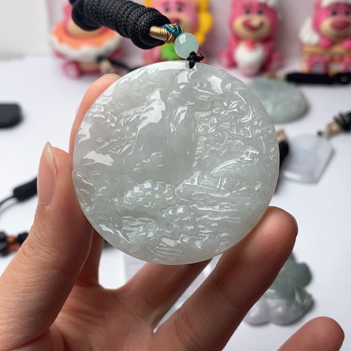 翡翠未镶嵌颈饰翡翠