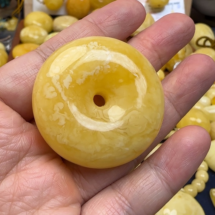 蜜蜡未镶嵌颈饰天然蜜蜡