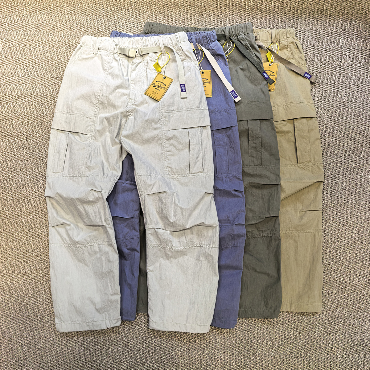 特别质感！挺括有型！高品质！日潮大口袋户外伞兵裤休闲裤工装裤男k