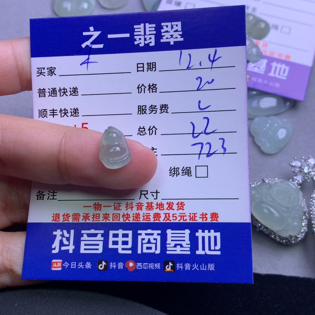颈饰未镶嵌翡翠不**起