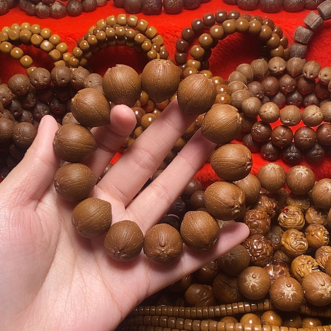 紫金鼠手串小*菜文玩紫金鼠