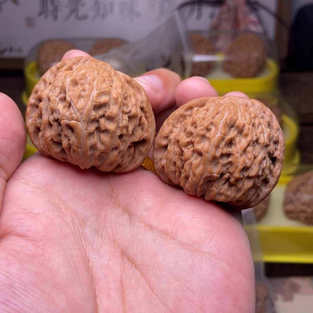 文玩核桃吊坠全品41尺磨盘蝴蝶磨孤品