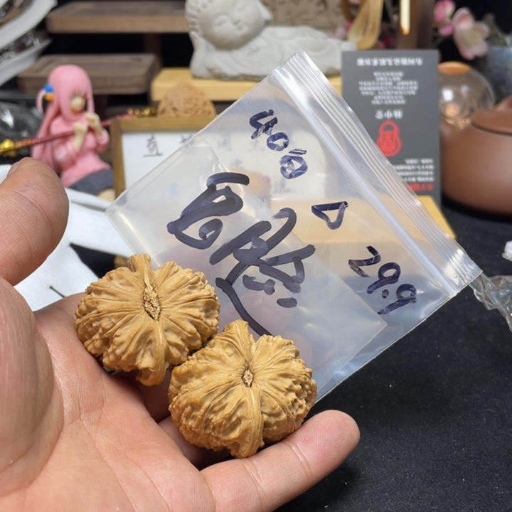 文玩核桃把件?白狮子