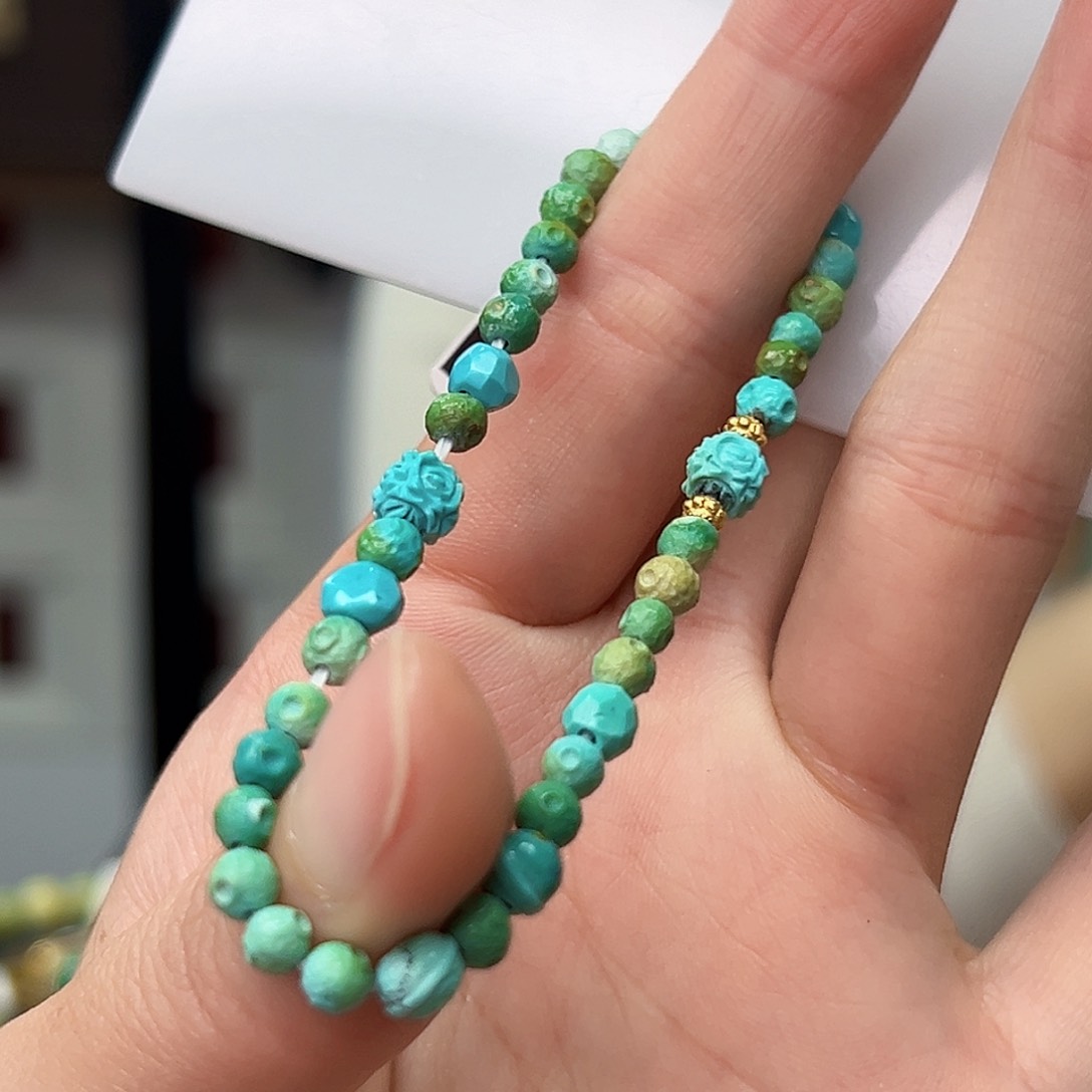 绿松石珠宝奇石未镶嵌