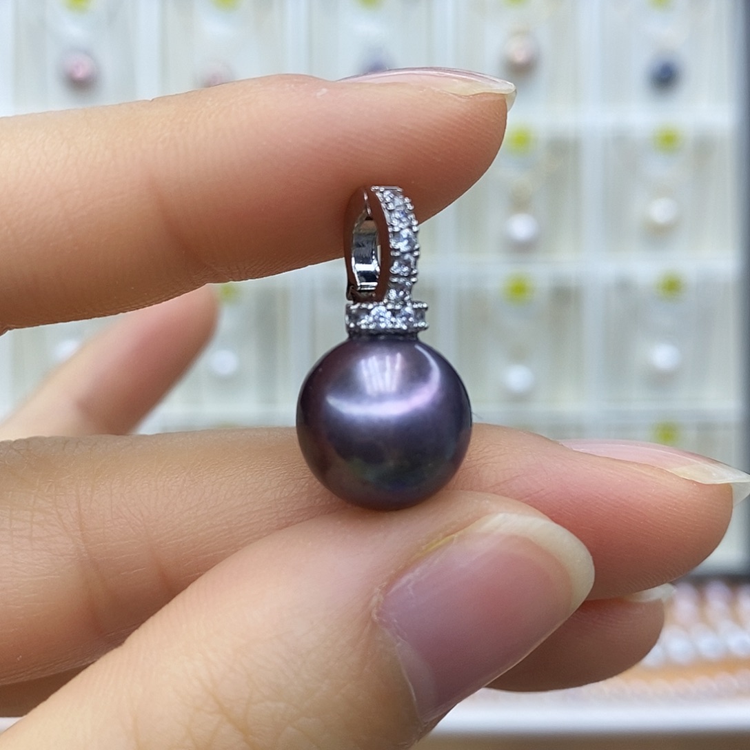 淡水珍珠未镶嵌吊坠(赠链)