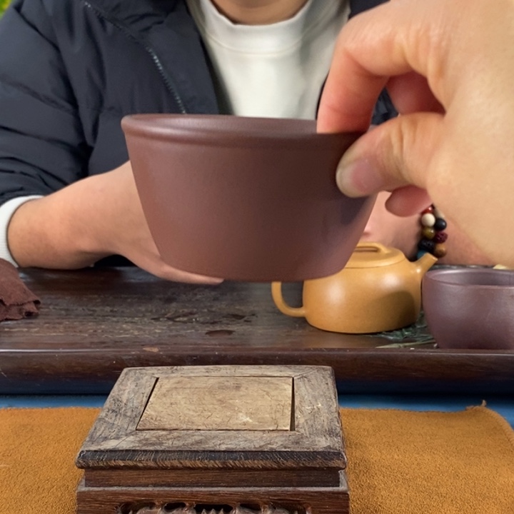 紫砂茶壶底槽清主人杯130左右的容量