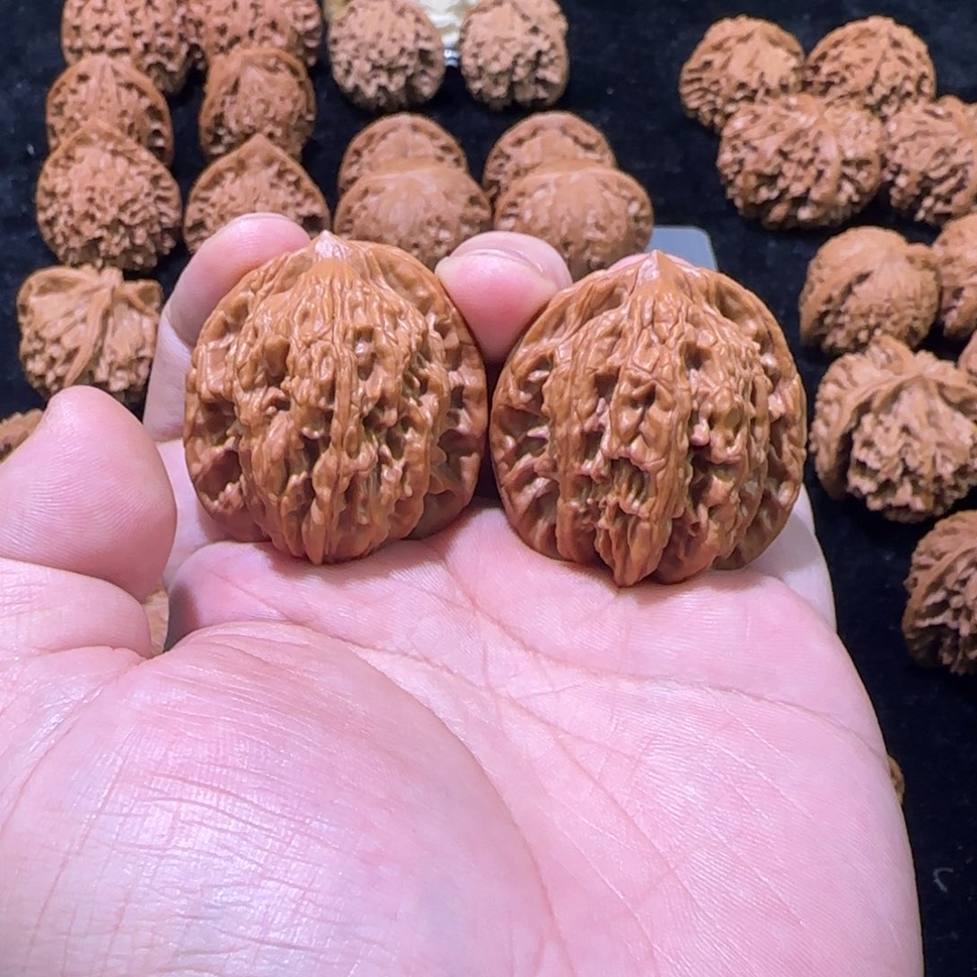 把件文玩核桃40虎头