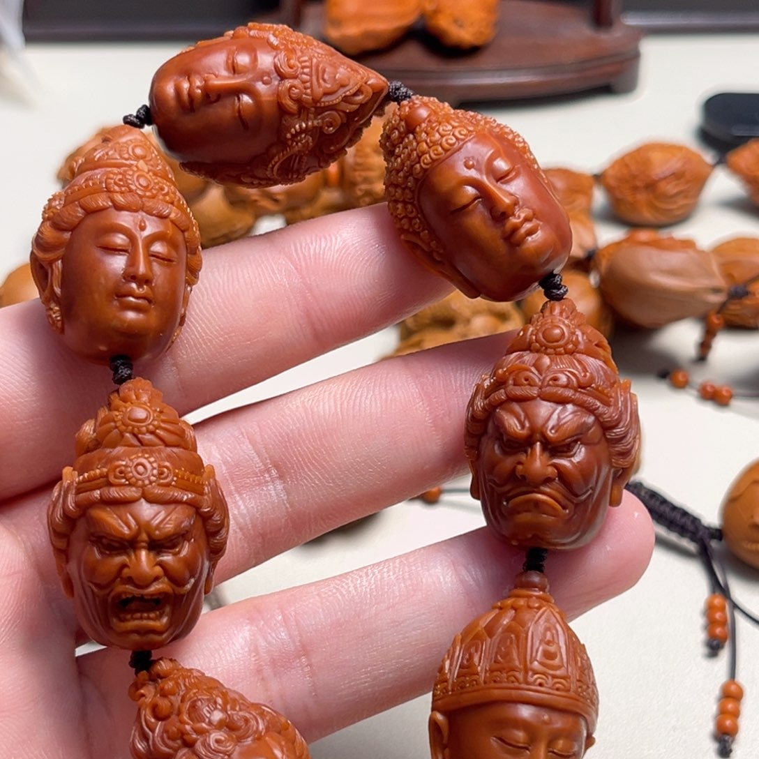 橄榄核吊坠添*万佛头